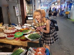 아프리카TV전솔미BJ 전통시장투어